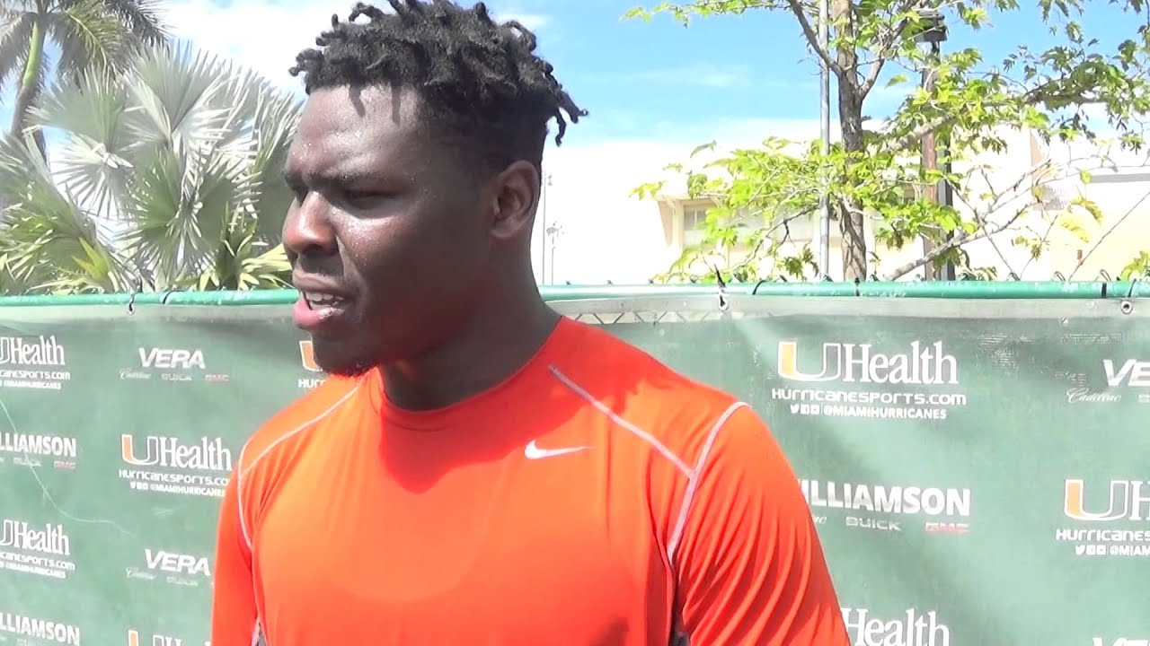 Chad Thomas - Spring Practice (Feb. 22)