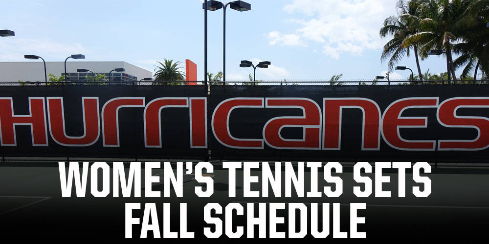 Women's Tennis Sets Fall Schedule