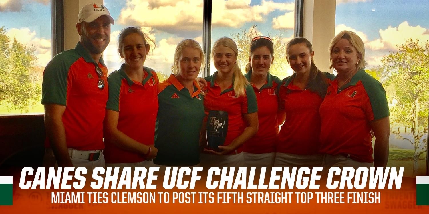 @HurricanesGolf Shares UCF Challenge Title with Clemson