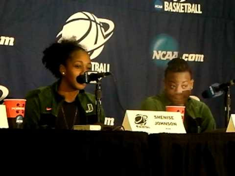 Shenise Johnson and Riquna Williams NCAA Presser