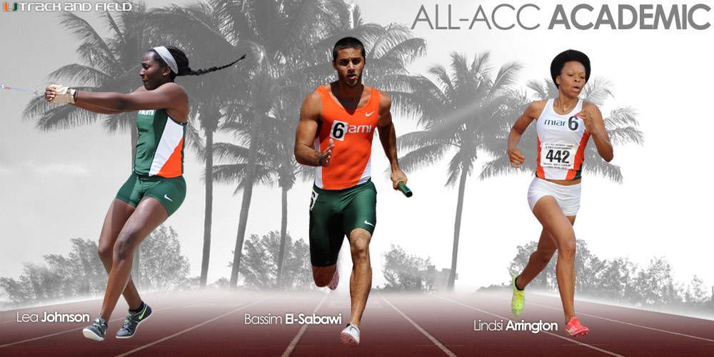 Three Canes Earn All-ACC Academic Honors