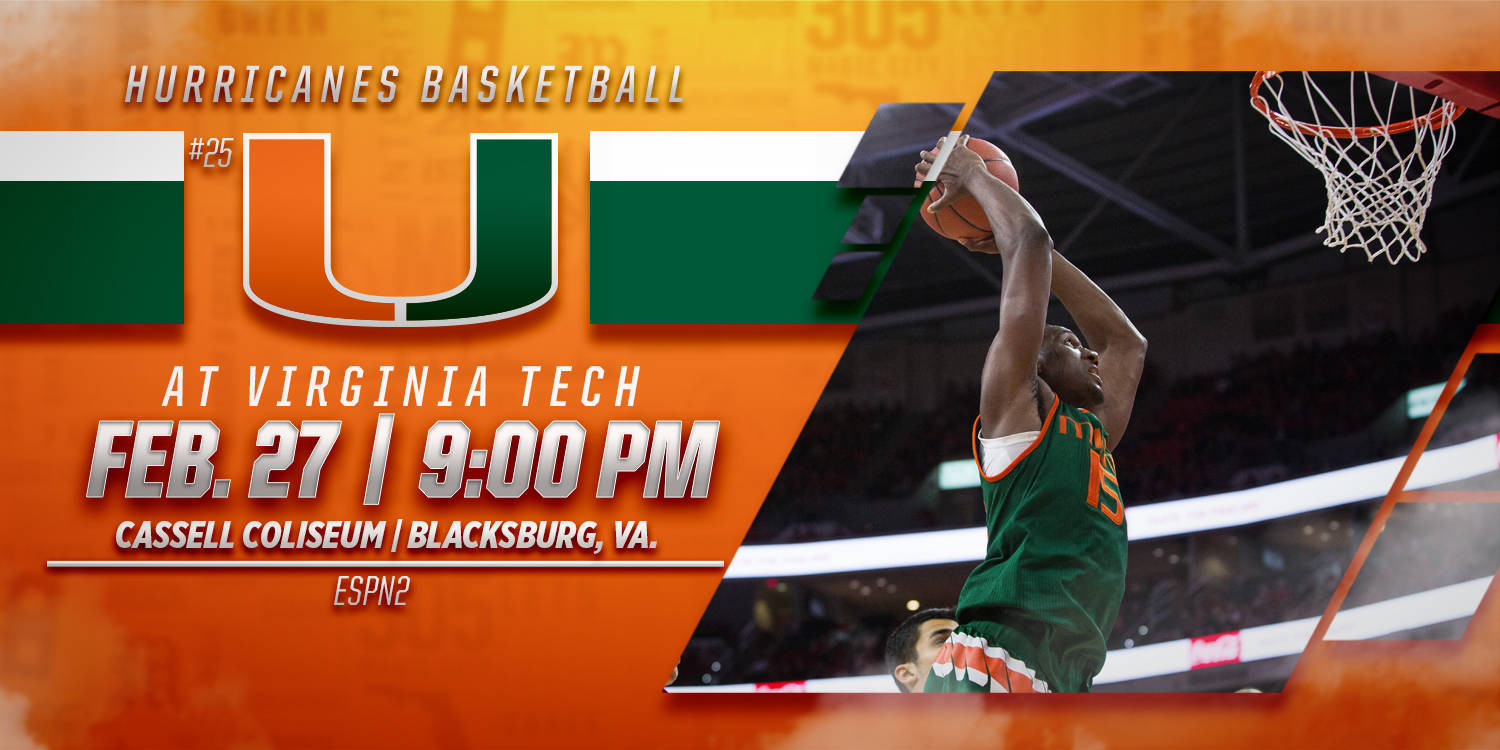 Game Day: Miami at Virginia Tech - Feb. 27