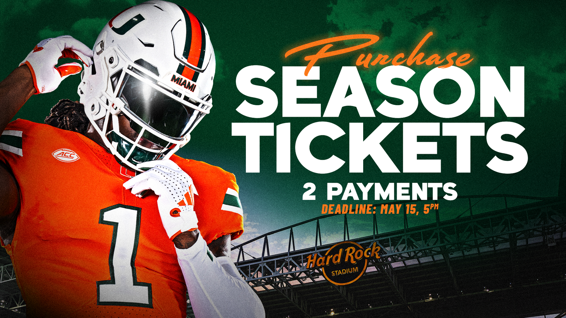 Purchase Football Season Tickets With 2 Payments