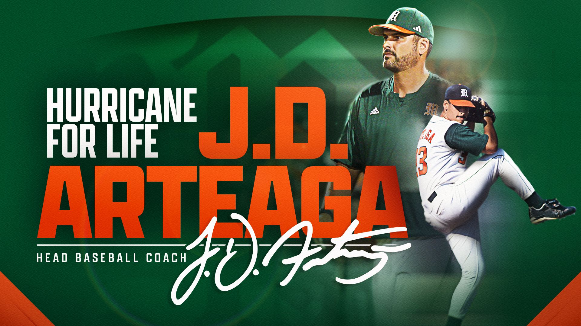 University of Miami Hires J.D. Arteaga as Head Baseball Coach