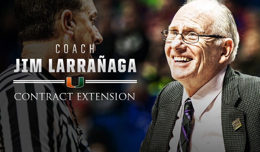 Miami, Larrañaga Agree in Principle to Two-Year Contract Extension