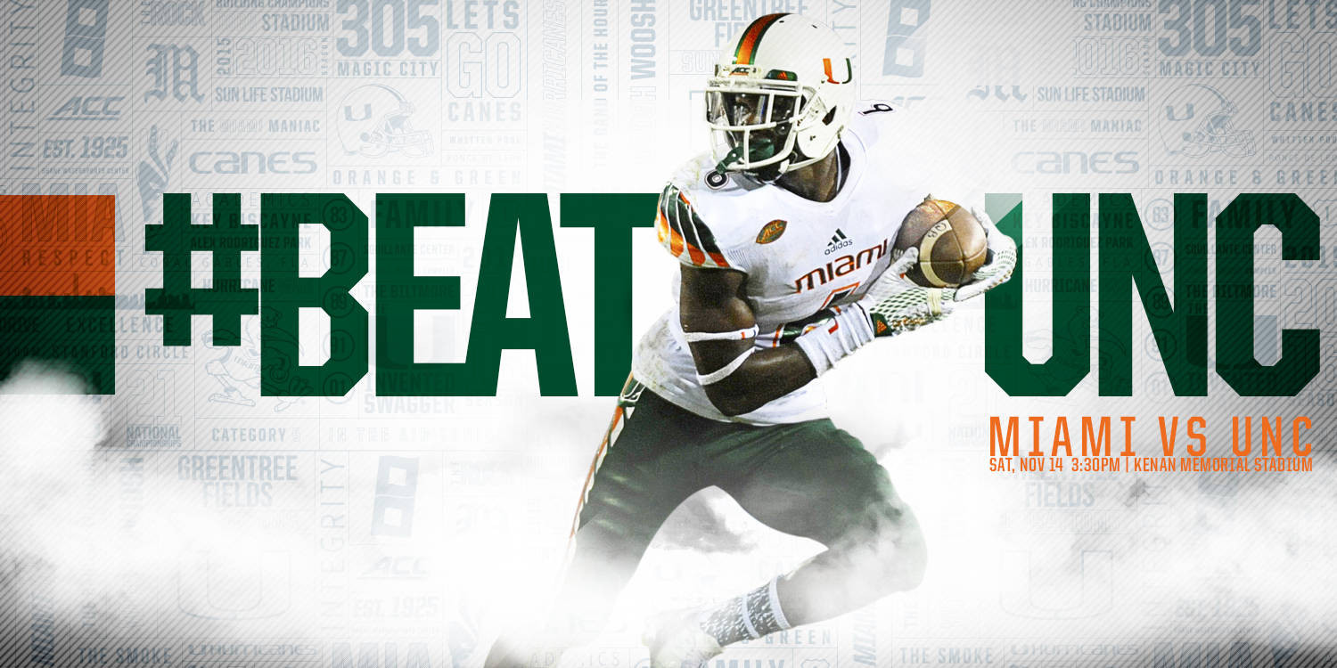 Canes Travel to Chapel Hill for Coastal Battle