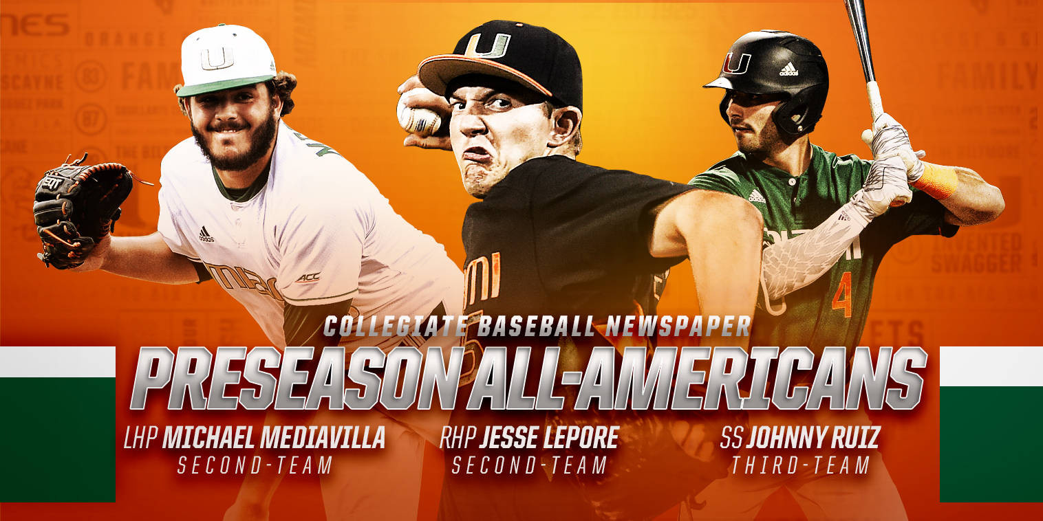 Trio of Hurricanes Named Preseason All-Americans