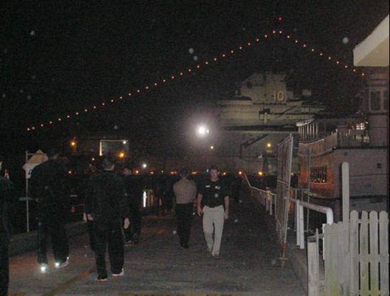 The Charleston Classic welcome reception was held on the USS Yorktown.