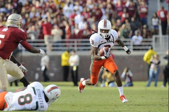 Travis Benjamin -- 2011 Miami Hurricanes Football @ Florida State by J.C. CaneShooter Ridley