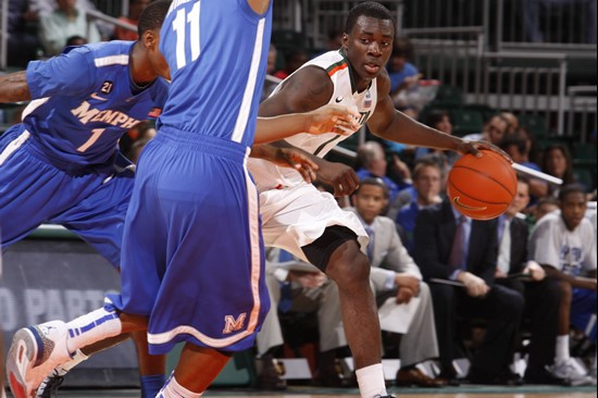 2012 Miami Hurricanes Men's Basketball vs Memphis