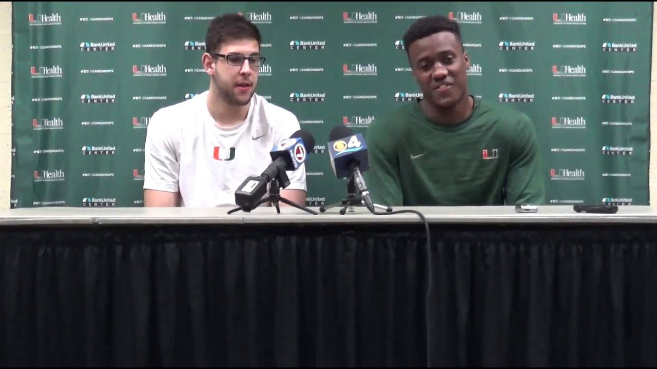 Cruz Uceda and Burnett Talk Pregame Versus Virginia Tech (Feb. 17)