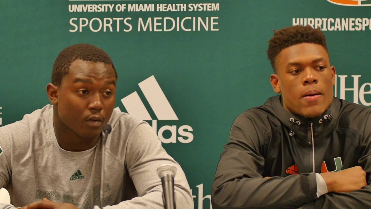 Joe Yearby & Ahmmon Richards | Post Game Presser | 10.20.16