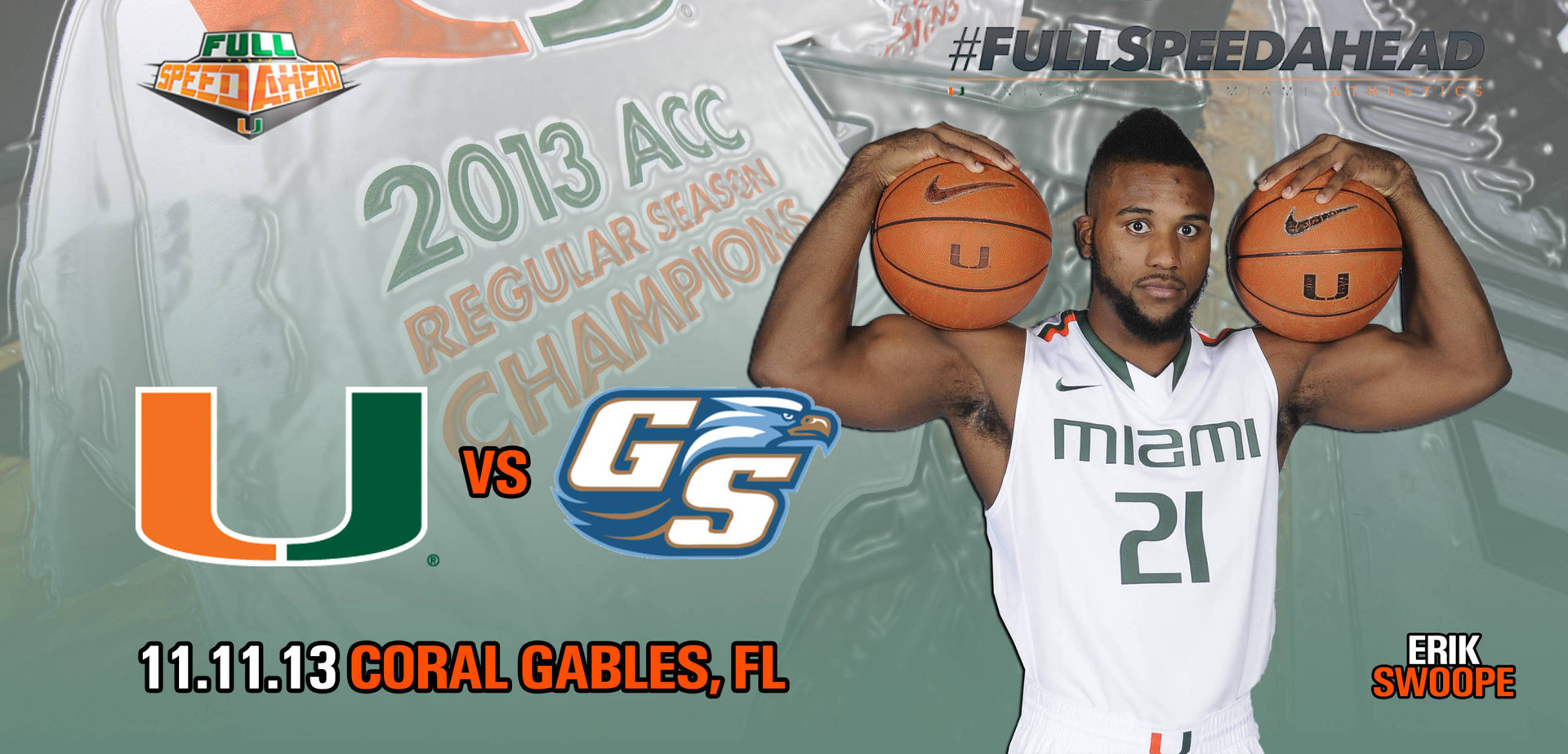 Game Two: @CanesHoops vs. Georgia Southern