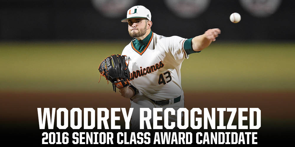 Woodrey Named Senior CLASS Award Candidate