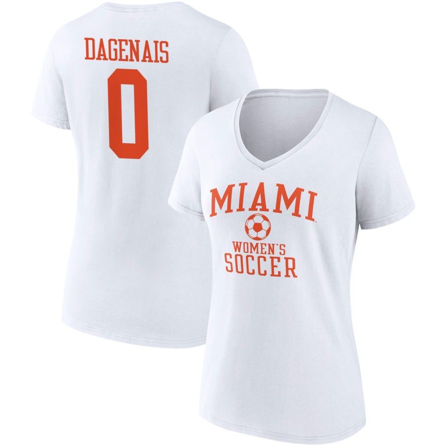 Women's Fanatics Branded White Miami Hurricanes Soccer T-Shirt