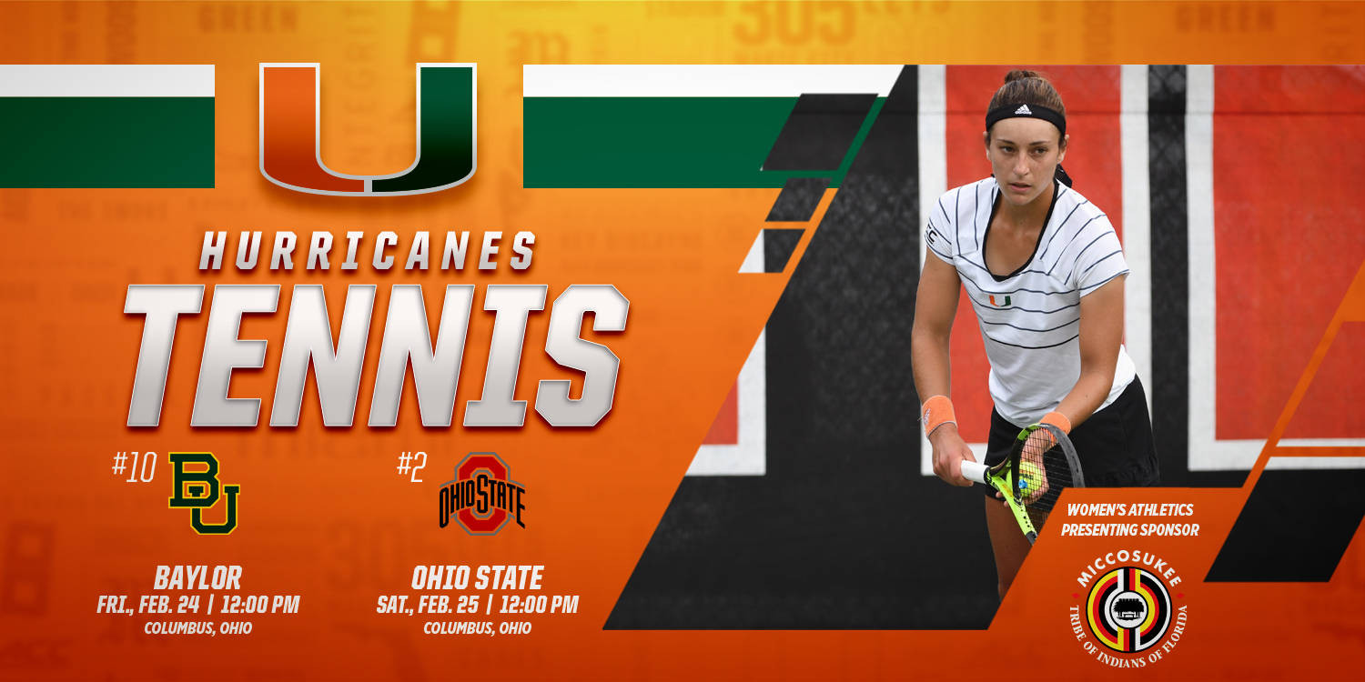 @CanesWTennis to Face Two Top-10 Teams in Ohio