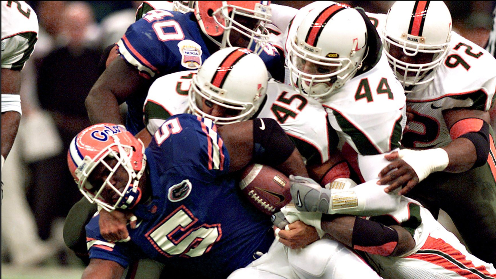 Football Flashback: Canes Knock Out Gators in Bayou Battle