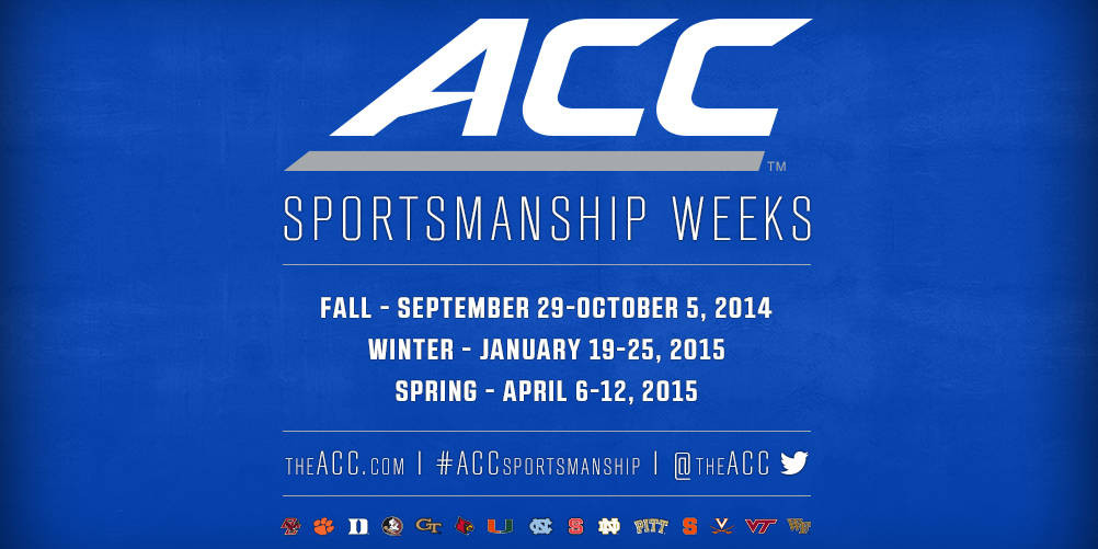 ACC & Miami Promote #ACCSportsmanship Week