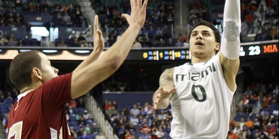 Shane Larkin at ACC Tournament