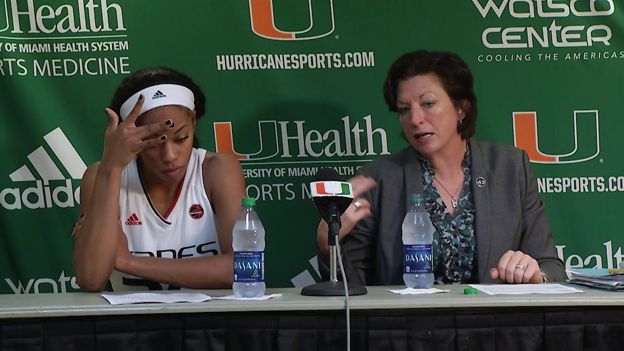 Katie Meier and Erykah Davenport | Post Game Press Conference vs. Maine | 11.24.2017