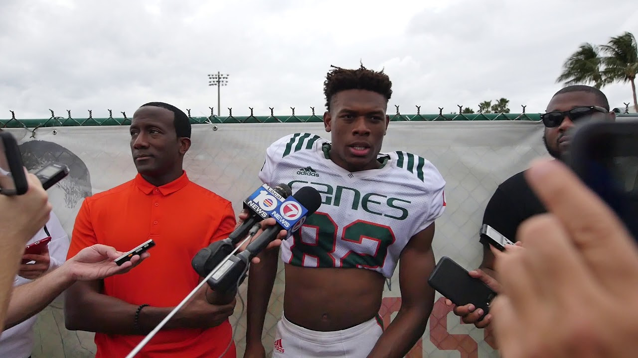 Ahmmon Richards | Post Practice Interview | 11.28.17