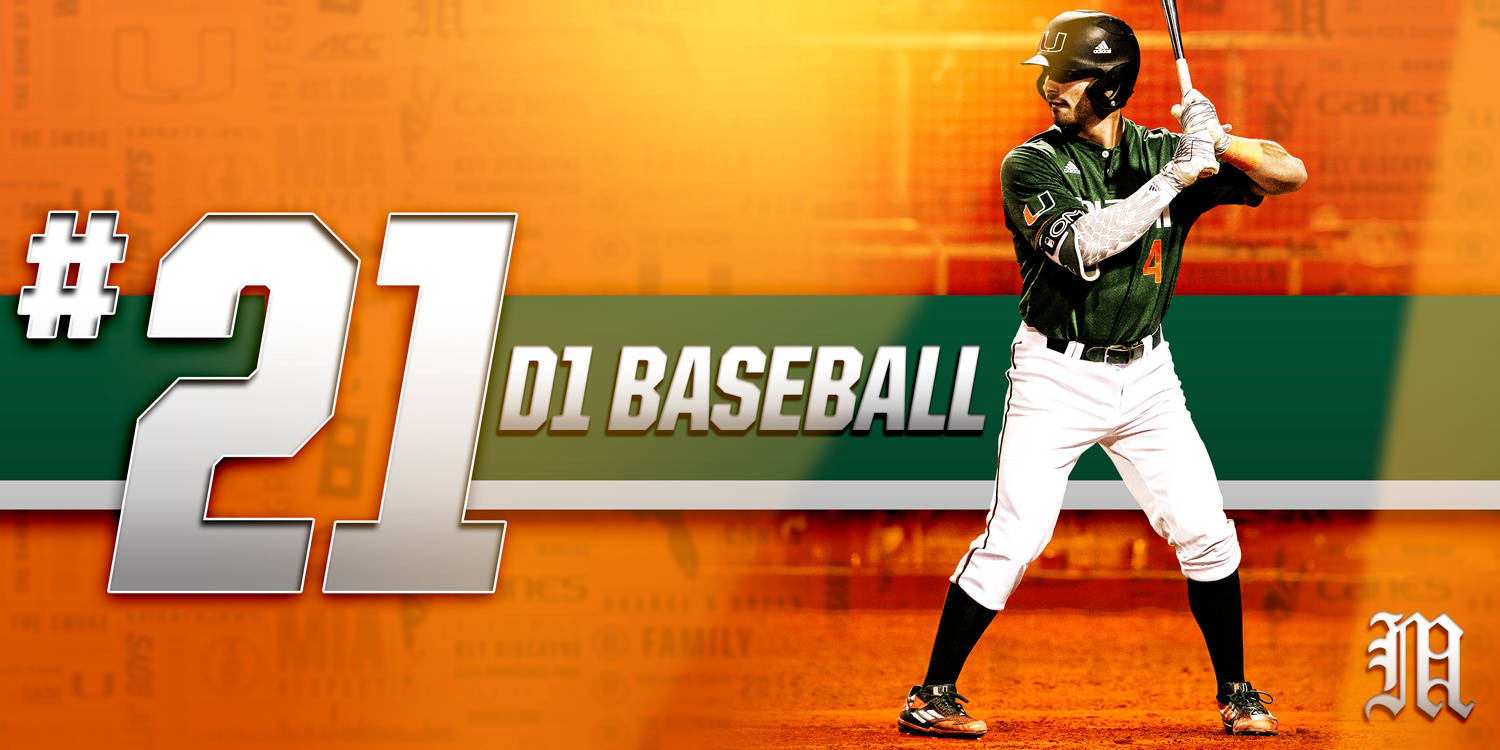 Miami Ranked No. 21 in D1Baseball Preseason Poll