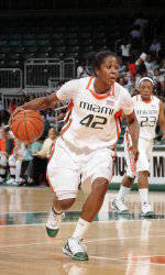 Miami's Shenise Johnson Named ACC Player of the Week