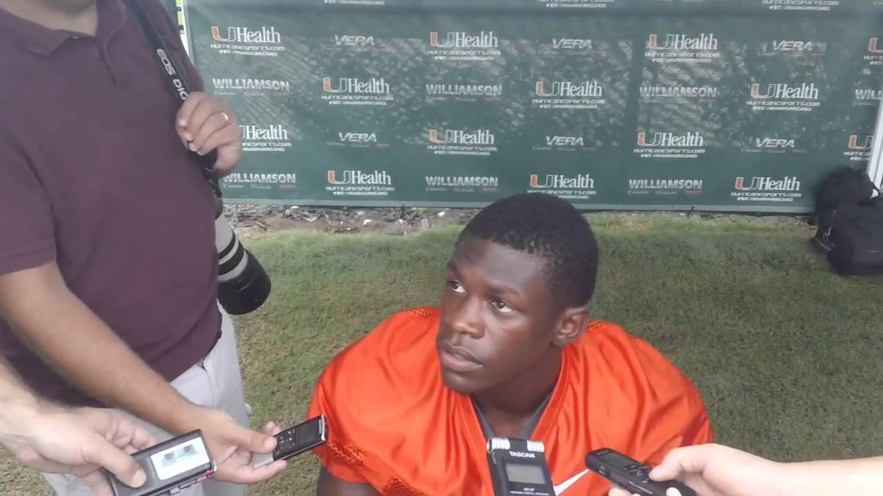 Herb Waters #CanesCamp - Aug. 4 2013