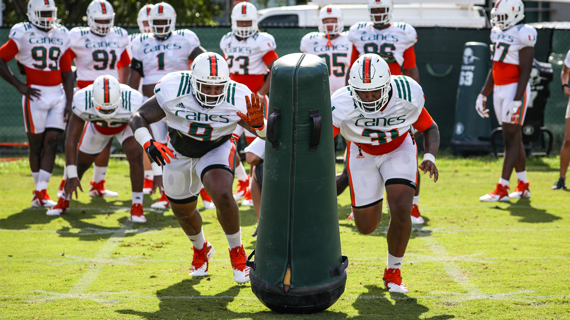 Competition is Contagious Early in Canes Camp