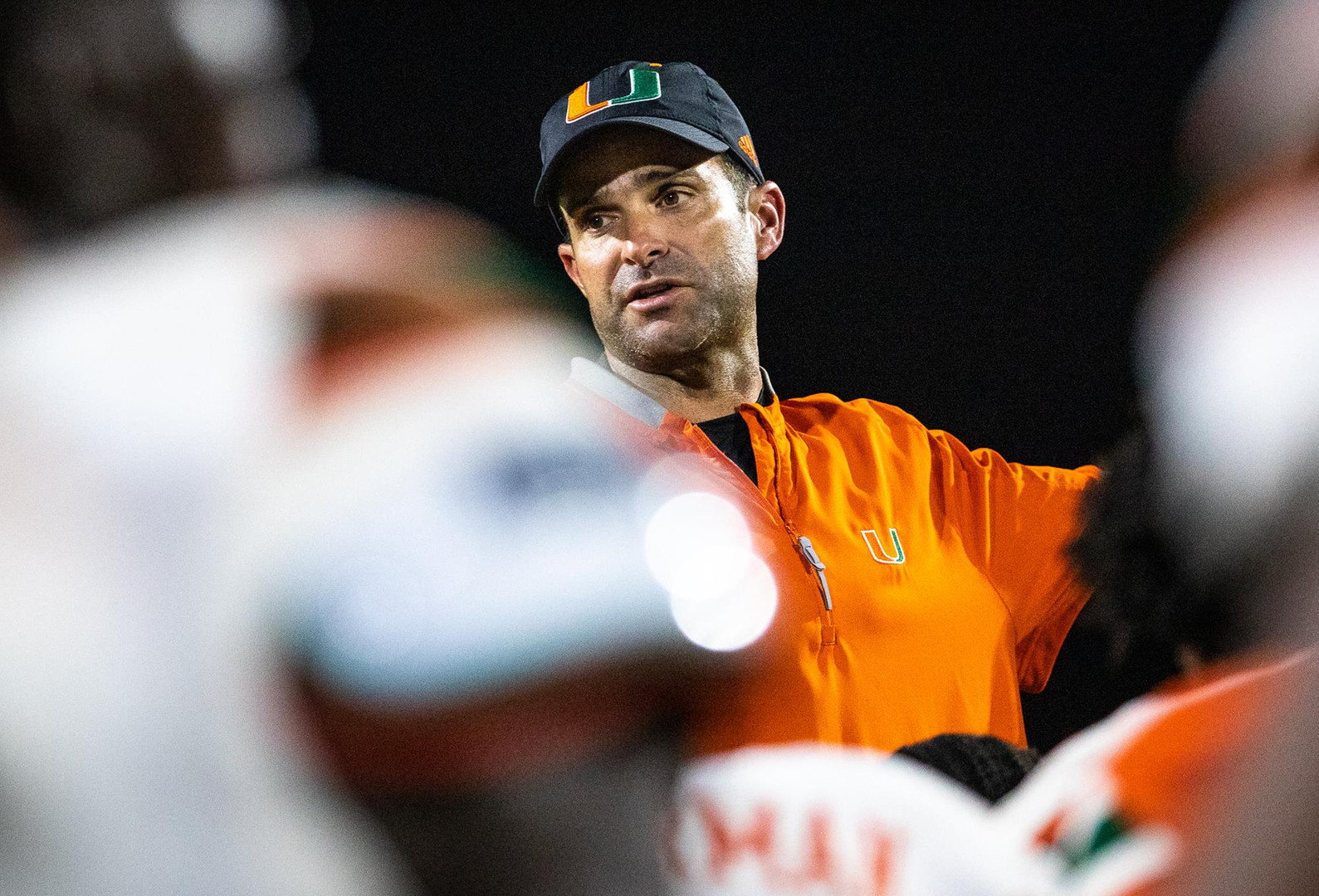 Canes Compete in First Camp Scrimmage