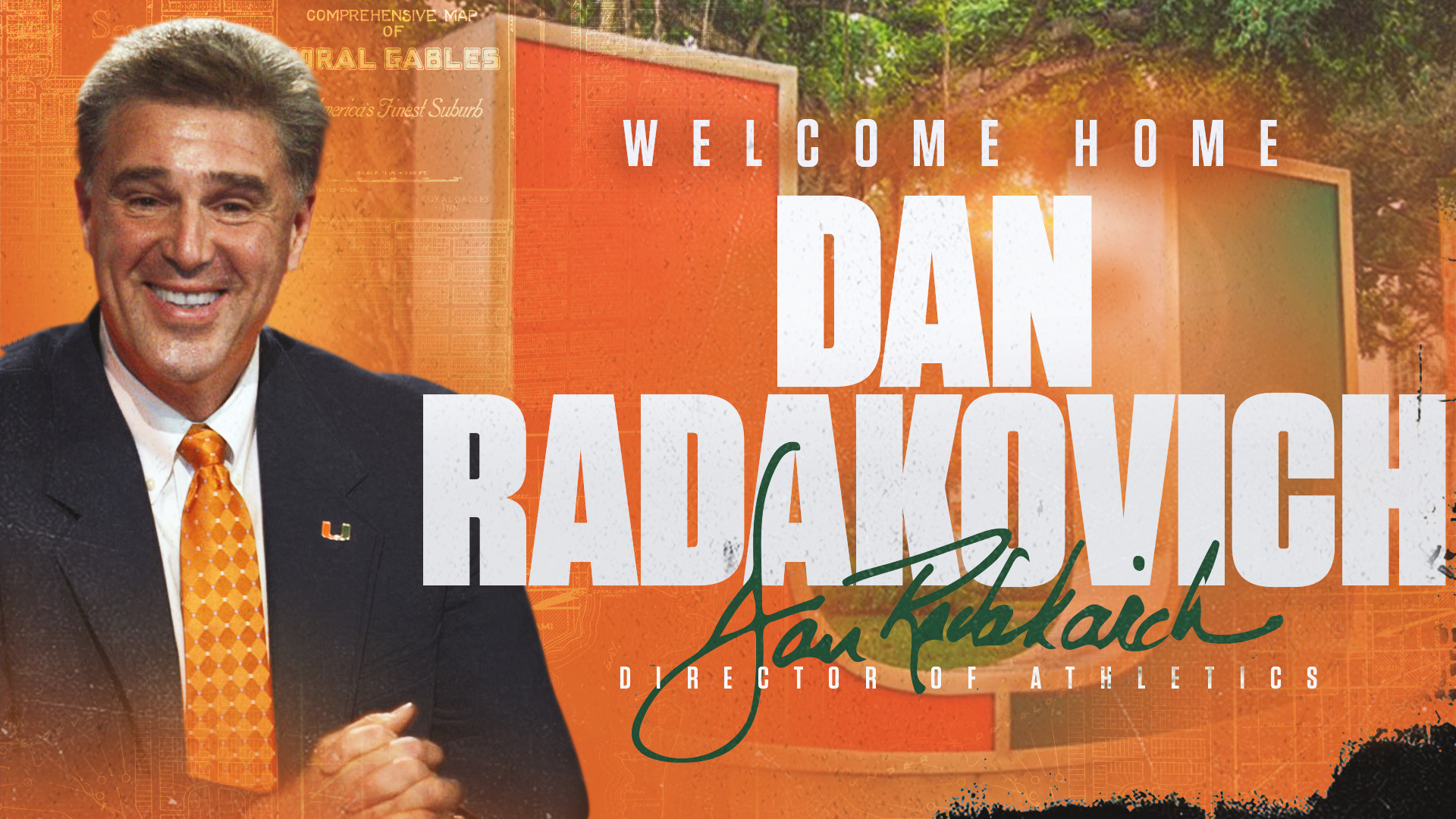 University of Miami Names Dan Radakovich as Vice President and Director of Athletics