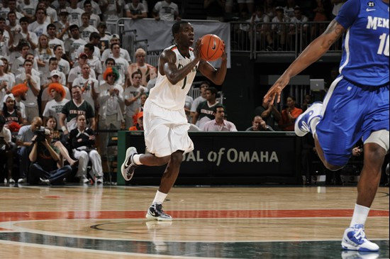 2012 Miami Hurricanes Men's Basketball vs Memphis