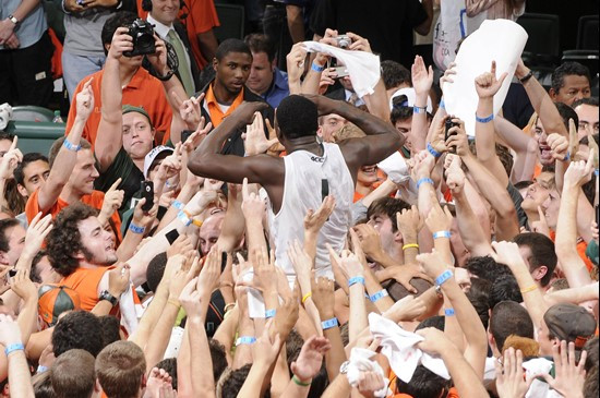 2012 Miami Hurricanes Men's Basketball vs Florida State fans