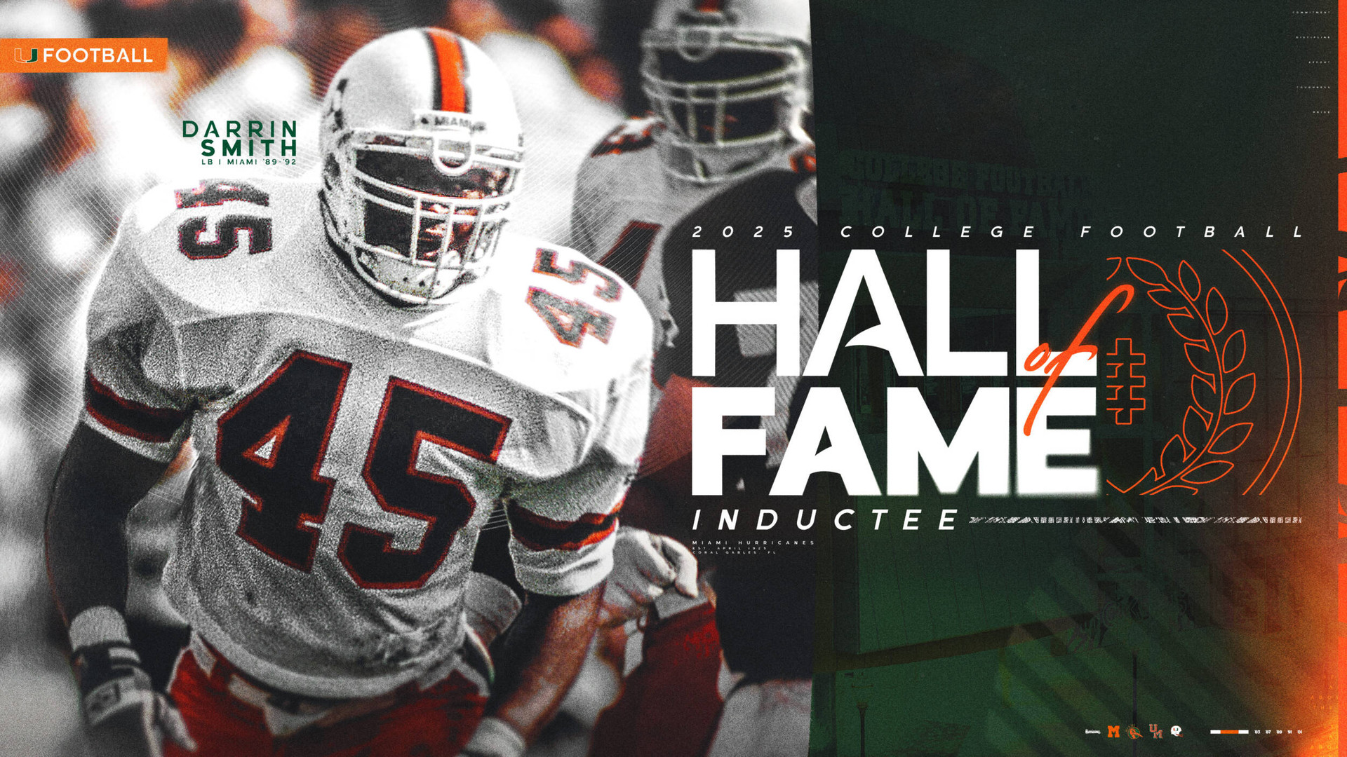 Smith Elected to CFB HOF Class of 2025