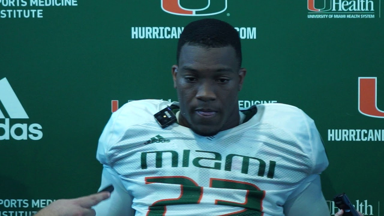 Cam'Ron Harris | Post Practice Presser | 10.22.19