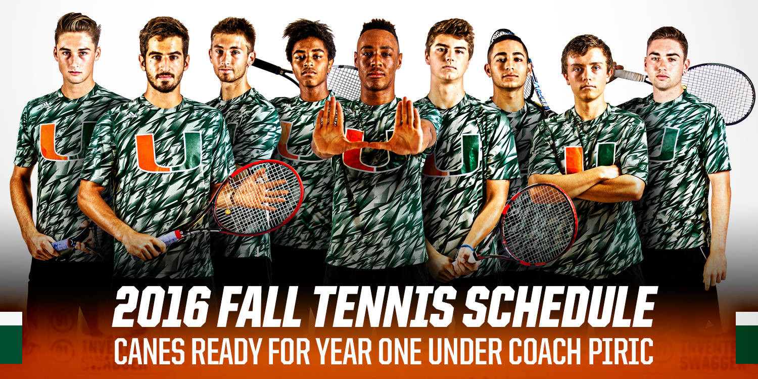 Piric Releases Men's Tennis Fall Schedule