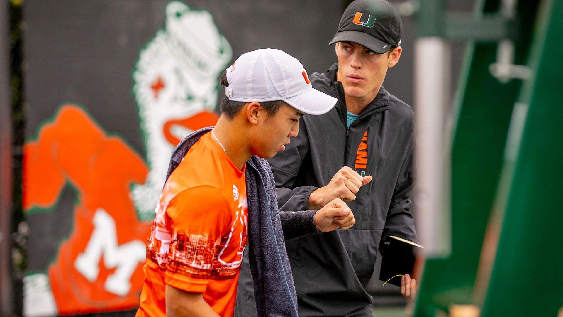 M. Tennis Wraps up First Day of Miami Spring Invite