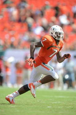 The North Carolina Tar Heels @ The University of Miami Hurricanes