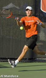 Men's Tennis Sweeps Virginia Tech, 5-0