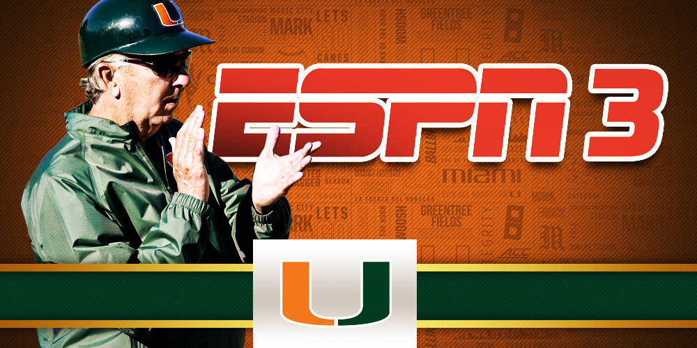 @CanesBaseball Announces 2016 Broadcast Schedule