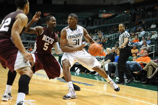 Miami Hurricanes vs. N. Carolina Central