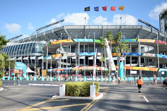 The University Miami Hurricanes take on the Cincinnati Bearcats at Sun Life Stadium on October 11, 2014.   Photo by Steven Murphy/SPN