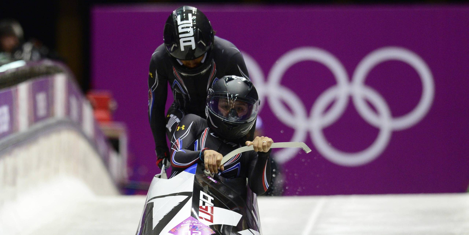 Williams, USA-1 Lead WoMen's Bobsled