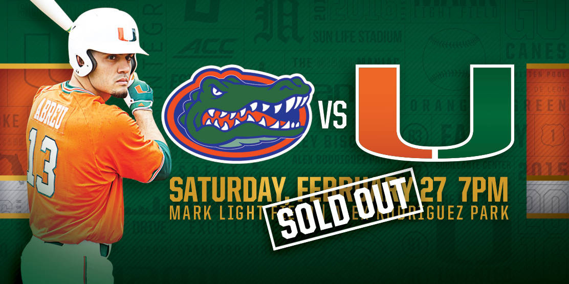 Saturday Game vs. Gators at The Light Sold Out