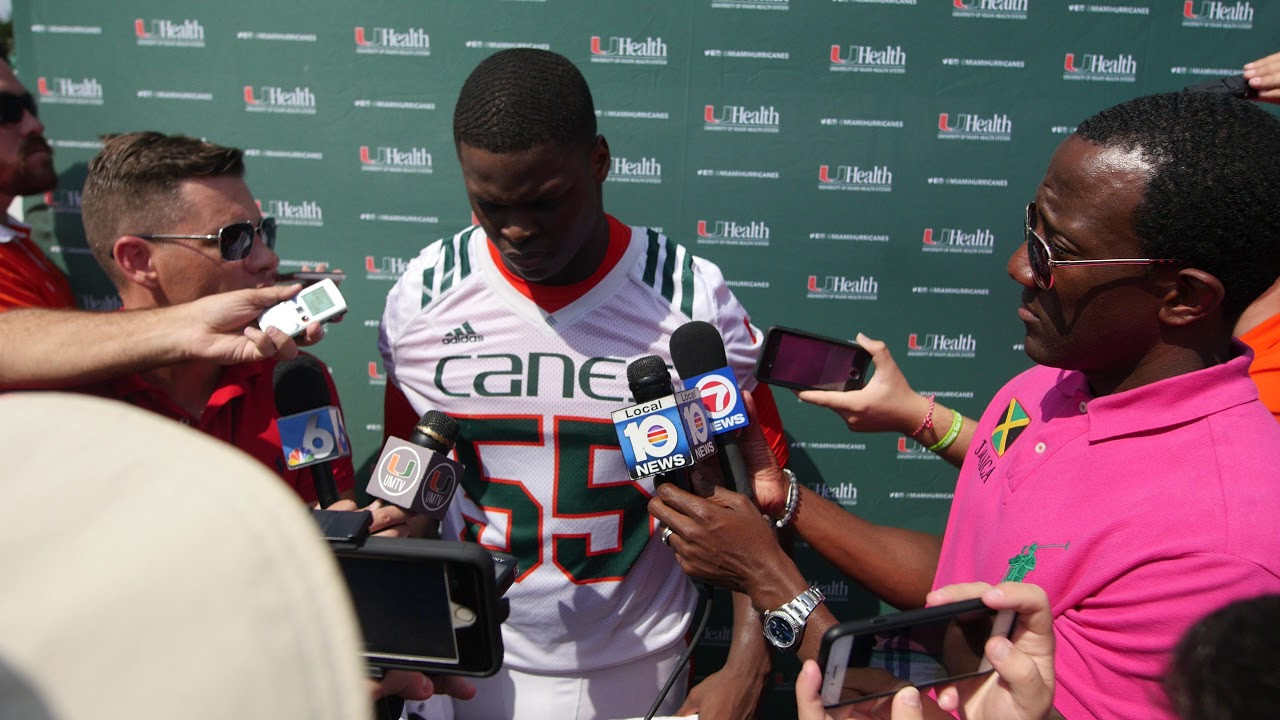 Shaquille Quarterman | Post Practice Interview | 3.20.18