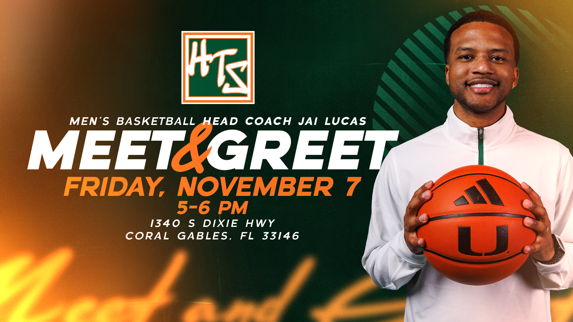 Meet Coach Lucas at the Hurricanes Team Store!