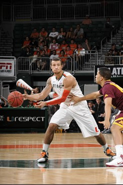 2012 Miami Hurricanes Men's Basketball vs Minnesota