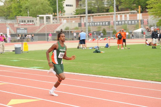 Davin Johnson at 2013 ACC Outdoor Championships