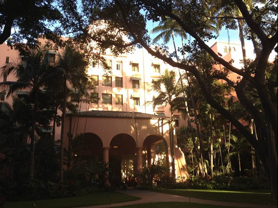 Royal Hawaiian hotel - home of the Canes