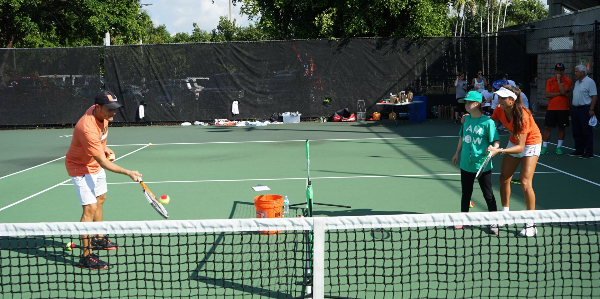 Miami Tennis Hosts Special Olympics Clinic